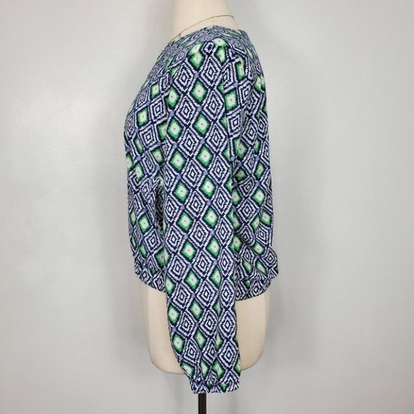 Baccini Lightweight Bomber Style Ikat Jacket Size XL - Picture 5 of 14